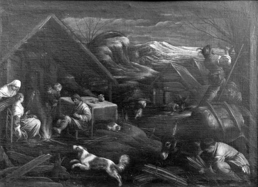  231-Leandro Dal Ponte, detto Bassano-Stagioni. Inverno - Palazzo del Ministero dell'Economia e delle Finanze, Roma 